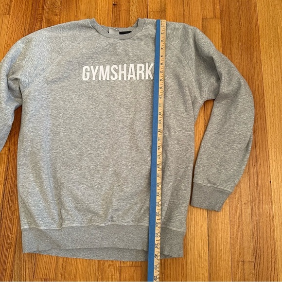 GYMSHARK Men's Gray Sweatshirt Size Large (T) - Picture 9 of 11